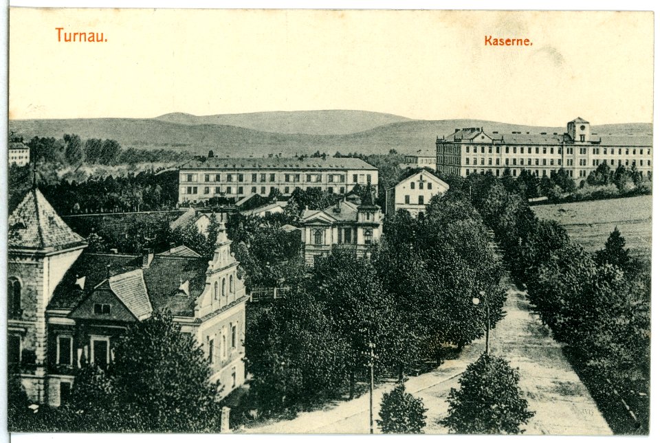 15301-Turnau-1913-Kaserne-Brück & Sohn Kunstverlag
