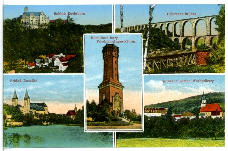 15173-Muldental-1912-Rochlitz, Wechselburg, Rochsburg...-Brück & Sohn Kunstverlag