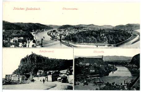 15532-Tetschen-Bodenb.-1913-verschiedene Stadtansichten-Brück & Sohn Kunstverlag