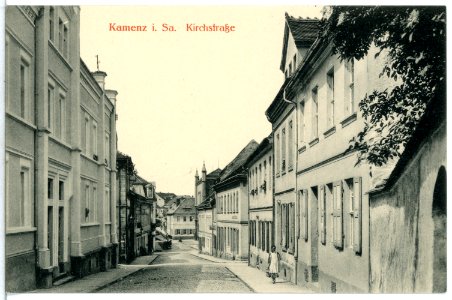 15209-Kamenz-1912-Kirchstraße-Brück & Sohn Kunstverlag