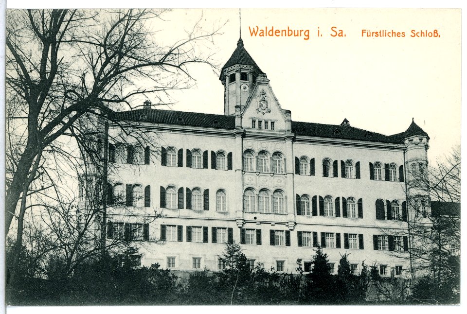 15354-Waldenburg-1913-Fürstliches Schloß-Brück & Sohn Kunstverlag