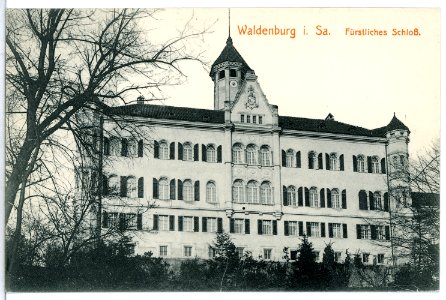 15354-Waldenburg-1913-Fürstliches Schloß-Brück & Sohn Kunstverlag