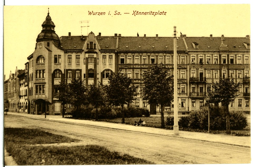 15088-Wurzen-1912-Könneritzplatz-Brück & Sohn Kunstverlag