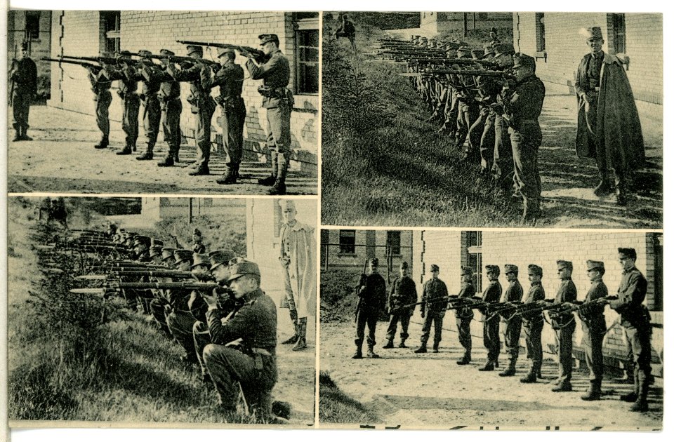 15279-Milowitz-1912-Schützenübungen-Brück & Sohn Kunstverlag