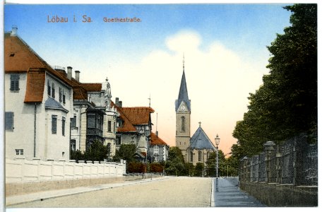 15118-Löbau-1912-Goethestraße-Brück & Sohn Kunstverlag