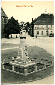 14954-Dommitzsch-1912-Kriegerdenkmal und Restaurant Prinz Heinrich-Brück & Sohn Kunstverlag