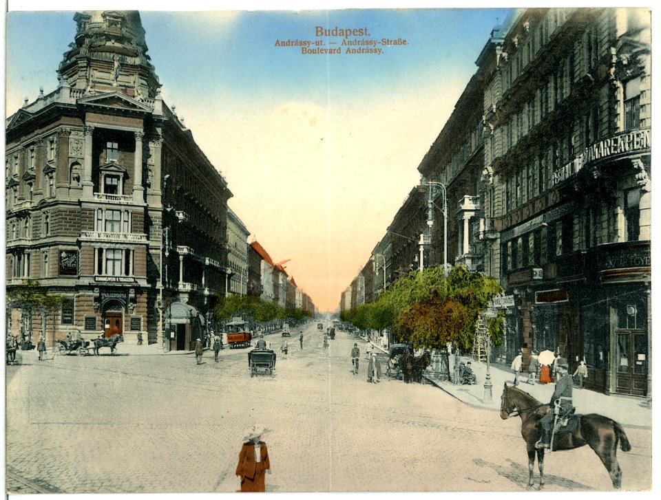 15382-Budapest-1913-Andrassystraße-Brück & Sohn Kunstverlag