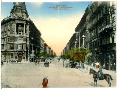 15382-Budapest-1913-Andrassystraße-Brück & Sohn Kunstverlag