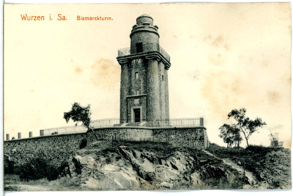 15092-Wurzen-1912-Bismarckturm-Brück & Sohn Kunstverlag