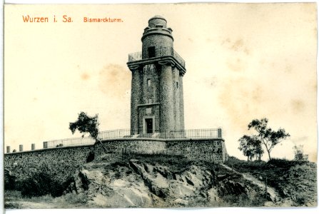 15092-Wurzen-1912-Bismarckturm-Brück & Sohn Kunstverlag