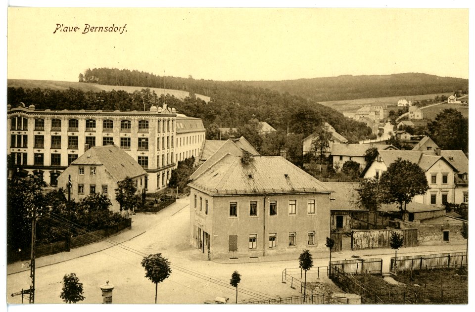 15998-Plaue-Bernsdorf-1913-Blick auf Plaue-Bernsdorf-Brück & Sohn Kunstverlag