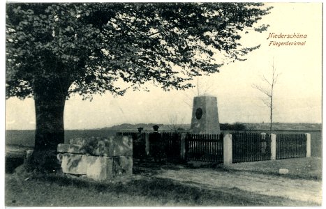 15587-Niederschöna-1913-Fliegerdenkmal-Brück & Sohn Kunstverlag