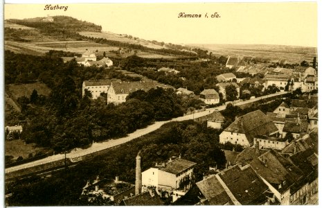 14995-Kamenz-1912-Hutberg und Blick auf Kamenz-Brück & Sohn Kunstverlag