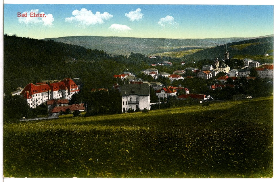 15283-Bad Elster-1912-Blick auf Bad Elster-Brück & Sohn Kunstverlag