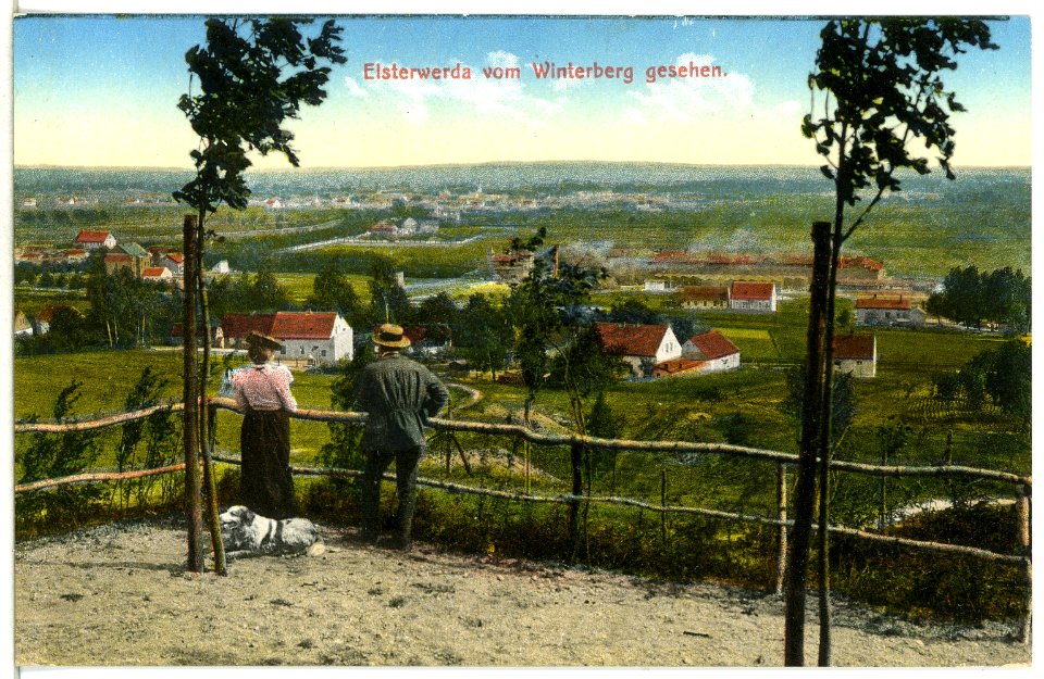15151-Elsterwerda-1912-Elsterwerda vom Winterberg gesehen-Brück & Sohn Kunstverlag
