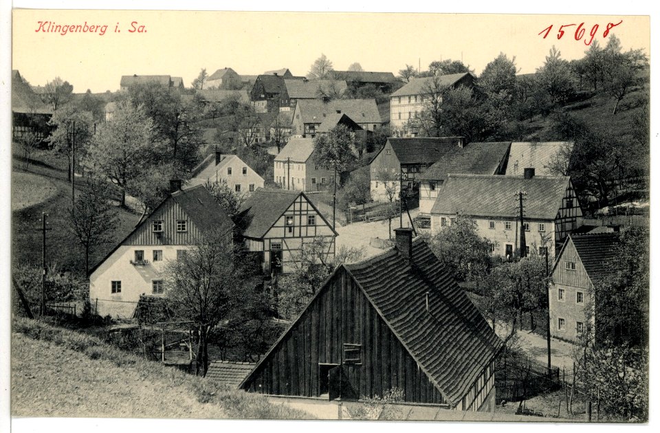 15698-Klingenberg-1913-Blick auf Klingenberg-Brück & Sohn Kunstverlag