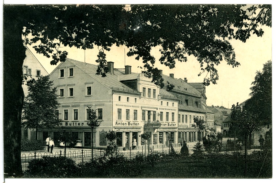 13359-Olbernhau-1911-Blick vom Markt-Brück & Sohn Kunstverlag