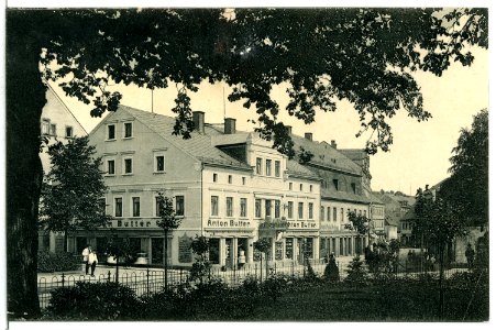 13359-Olbernhau-1911-Blick vom Markt-Brück & Sohn Kunstverlag