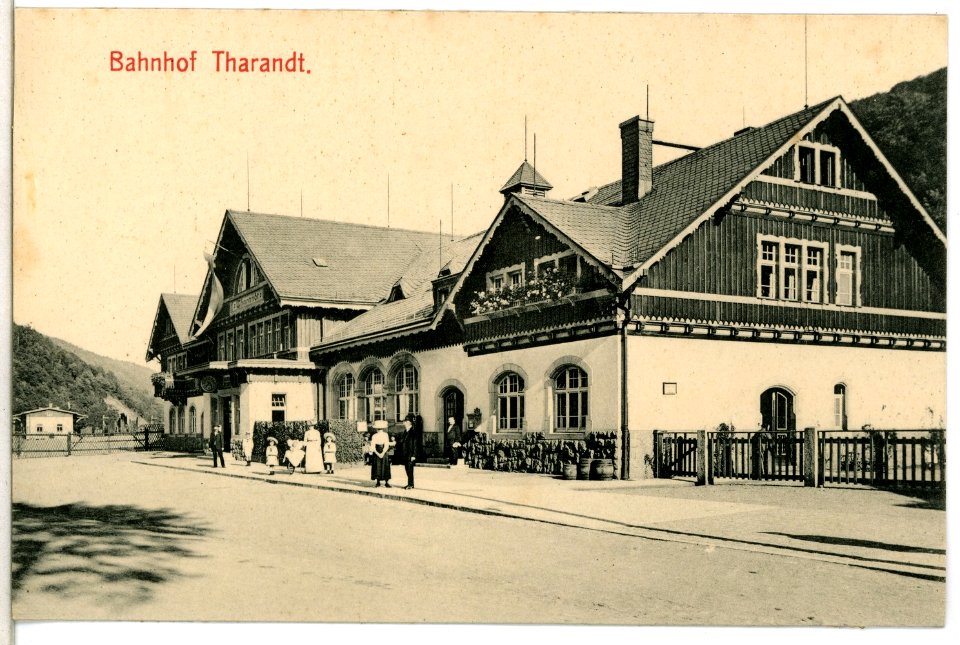 13011-Tharandt-1911-Bahnhof-Brück & Sohn Kunstverlag