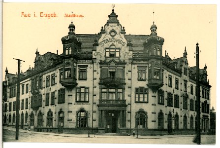 15383-Aue-1913-Stadthaus-Brück & Sohn Kunstverlag