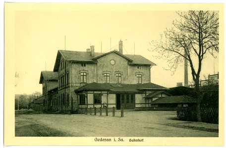 15625-Oederan-1913-Bahnhof-Brück & Sohn Kunstverlag