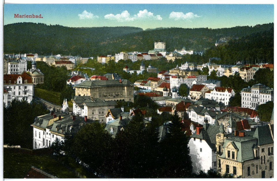 15294-Marienbad-1912-Blick auf Marienbad-Brück & Sohn Kunstverlag
