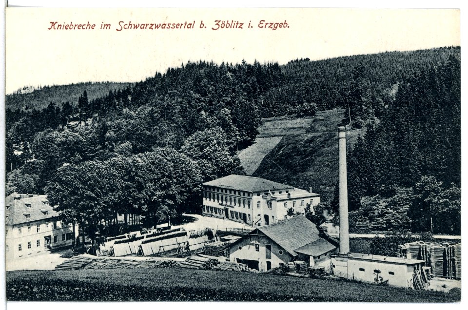 13351-Zöblitz-1911-Kniebreche im Schwarzwassertal-Brück & Sohn Kunstverlag