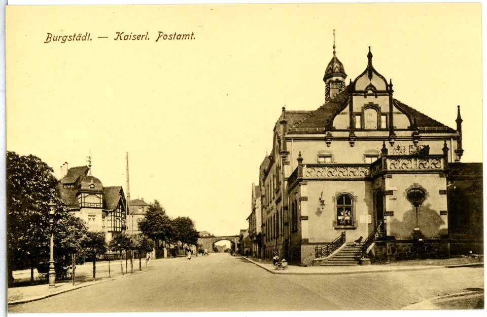 14966-Burgstädt-1912-Kaiserliches Postamt-Brück & Sohn Kunstverlag