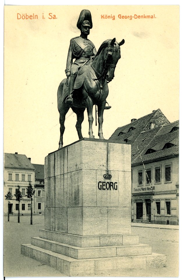 15753-Döbeln-1913-König-Georg-Denkmal-Brück & Sohn Kunstverlag