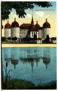 15424-Moritzburg-1913-Schloß-Brück & Sohn Kunstverlag