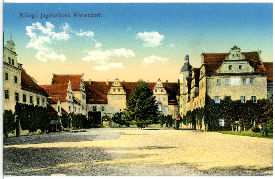 15408-Wermsdorf-1913-Jagdschloß-Brück & Sohn Kunstverlag