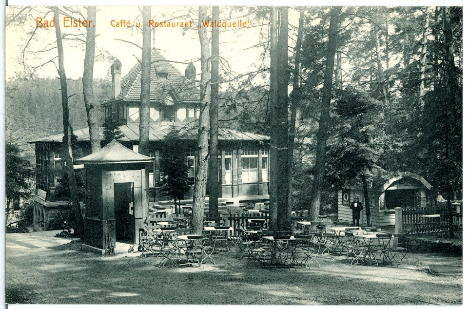 15360-Bad Elster-1913-Restaurant Waldquelle-Brück & Sohn Kunstverlag