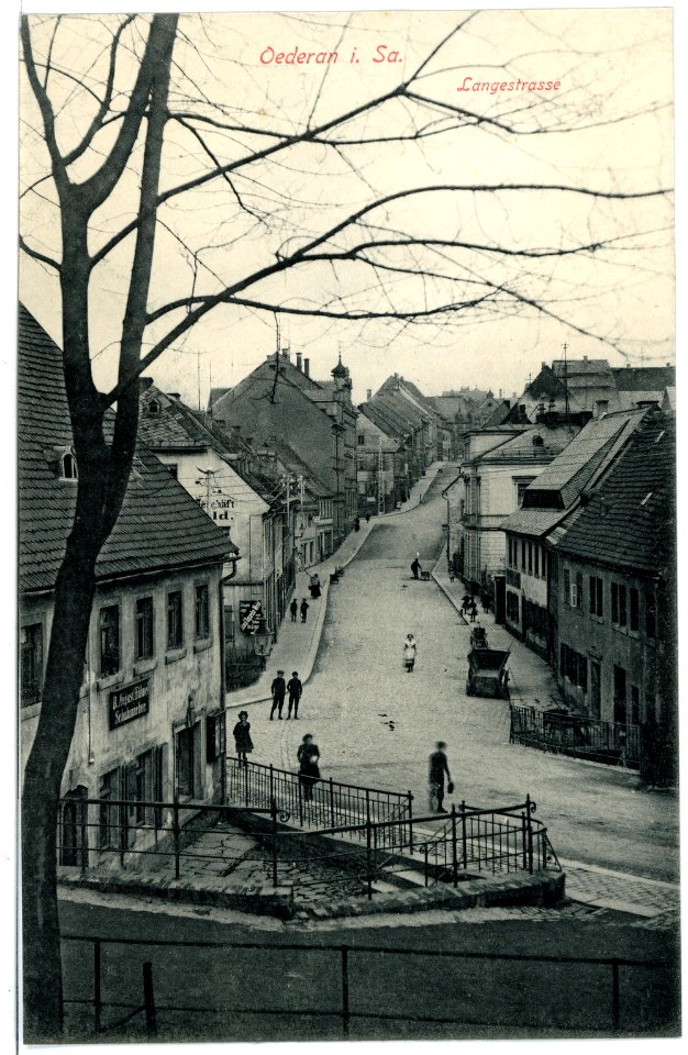 15623-Oederan-1913-Lange Straße-Brück & Sohn Kunstverlag