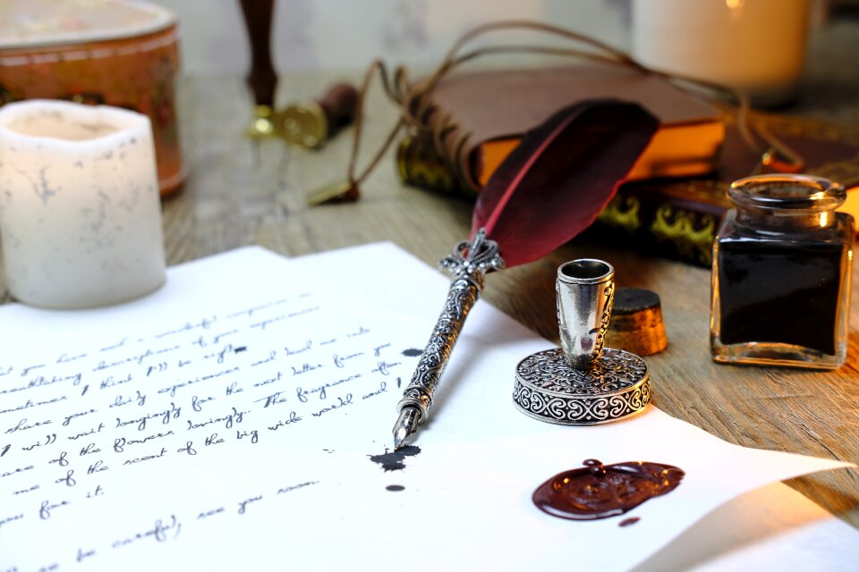 Communication letters fountain pen