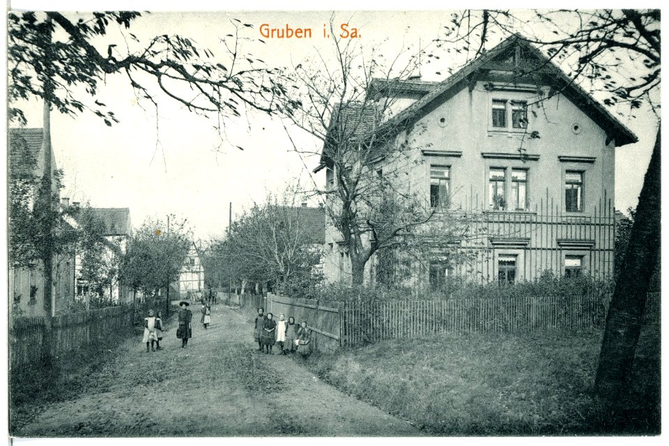 15303-Gruben-1913-Ortsansicht-Brück & Sohn Kunstverlag