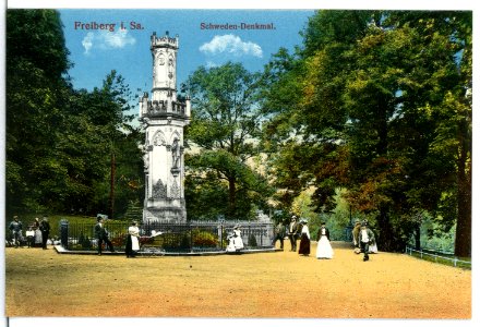 15325-Freiberg-1913-Schwedendenkmal-Brück & Sohn Kunstverlag