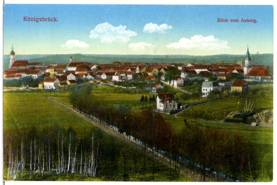 15270-Königsbrück-1912-Blick vom Auberg-Brück & Sohn Kunstverlag