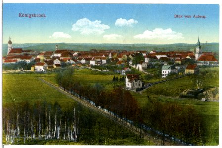 15270-Königsbrück-1912-Blick vom Auberg-Brück & Sohn Kunstverlag