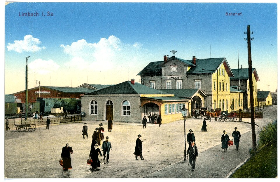 15526-Limbach-1913-Bahnhof-Brück & Sohn Kunstverlag