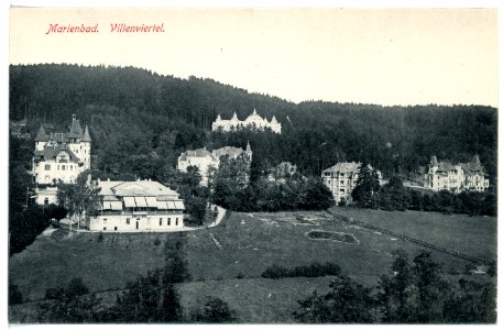 15481-Marienbad-1913-Villenviertel-Brück & Sohn Kunstverlag