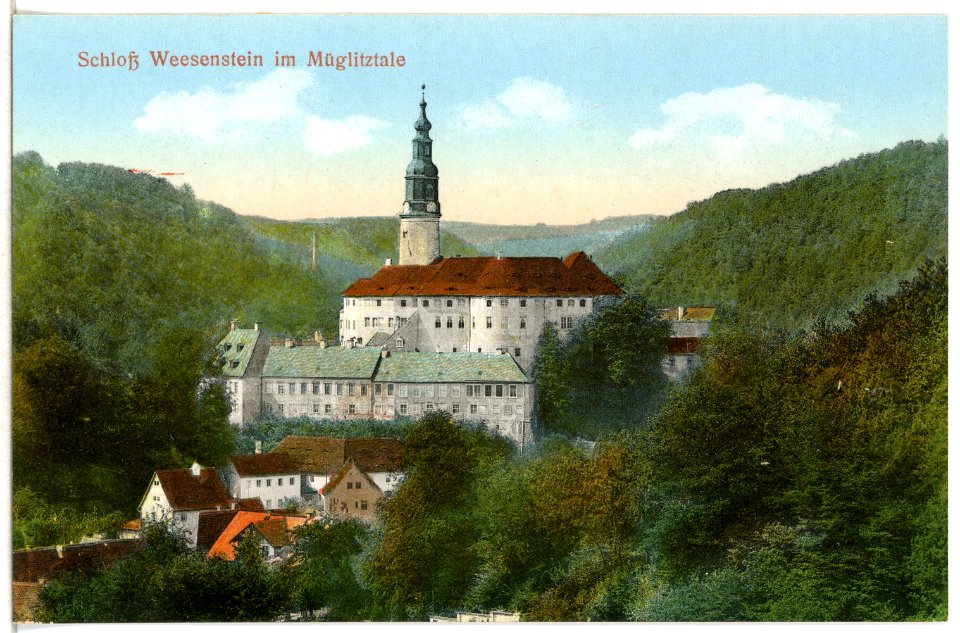 15196-Weesenstein-1912-Schloß-Brück & Sohn Kunstverlag