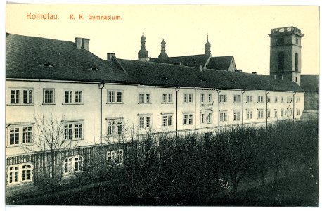 15575-Komotau-1913-Gymnasium-Brück & Sohn Kunstverlag