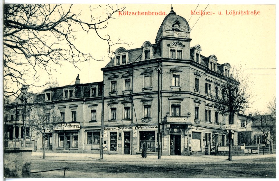 14594-Radebeul-1912-Kötzschenbroda-Meißner- und Lößnitzstraße-Brück & Sohn Kunstverlag