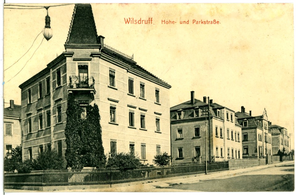 14270-Wilsdruff-1912-Hohe- und Parkstraße-Brück & Sohn Kunstverlag