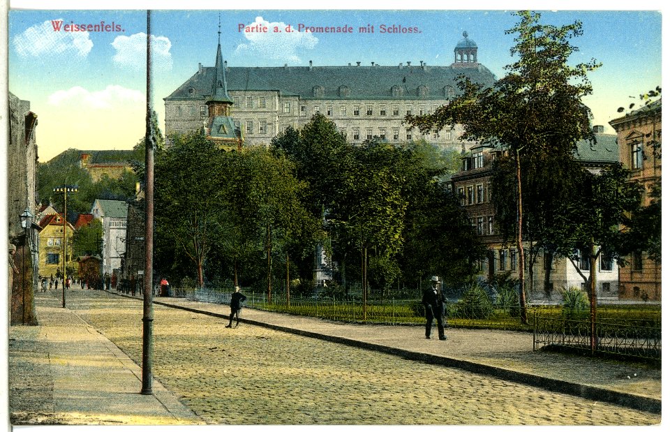 14688-Weißenfels-1912-Schloß - Promenade-Brück & Sohn Kunstverlag