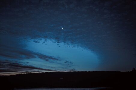 Sky dark evening photo