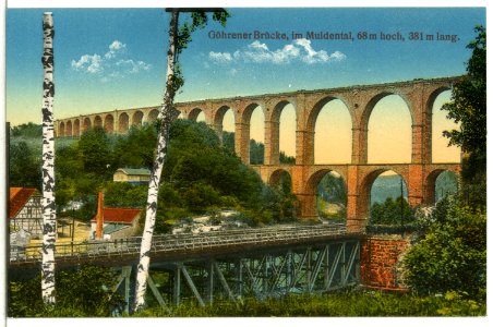 15396-Göhren (Wechselburg)-1913-Brücke-Brück & Sohn Kunstverlag