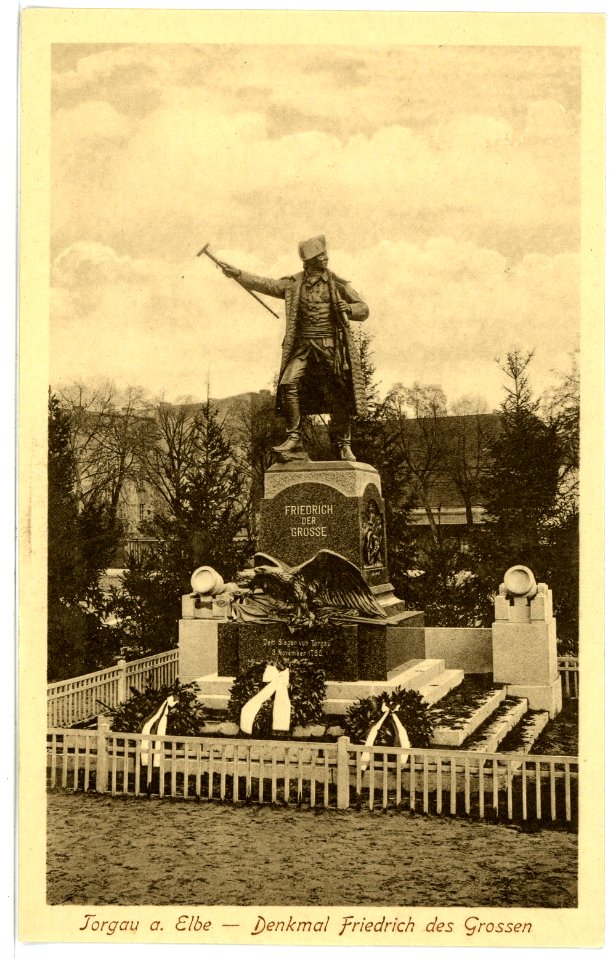 15592-Torgau-1913-Denkmal Friedrich des Großen-Brück & Sohn Kunstverlag