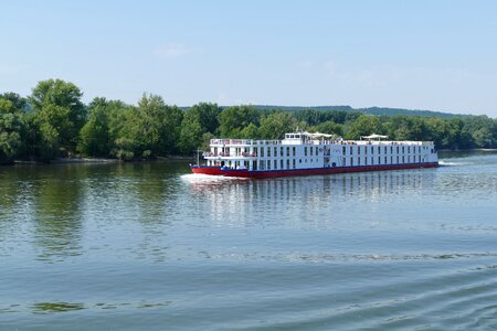 River cruise bank forest