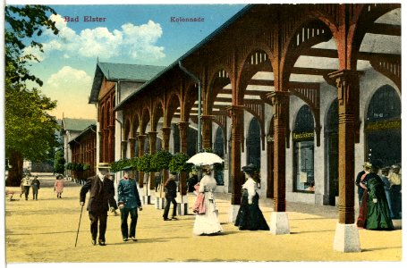 15452-Bad Elster-1913-Kolonnade-Brück & Sohn Kunstverlag